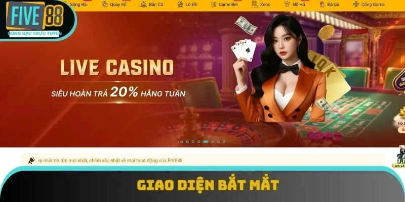 Sân chơi sở hữu giao diện bắt mắt, để lại ấn tượng sâu sắc cho người dùng Sân chơi sở hữu giao diện bắt mắt, để lại ấn tượng sâu sắc cho người dùng